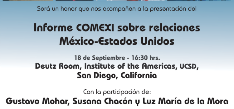 Informe COMEXI sobre relaciones México – Estados Unidos