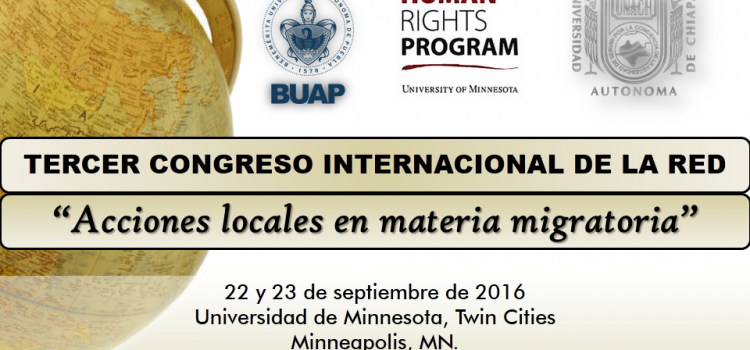 Tercer Congreso Internacional de la Red “Acciones Locales en materia migratoria”